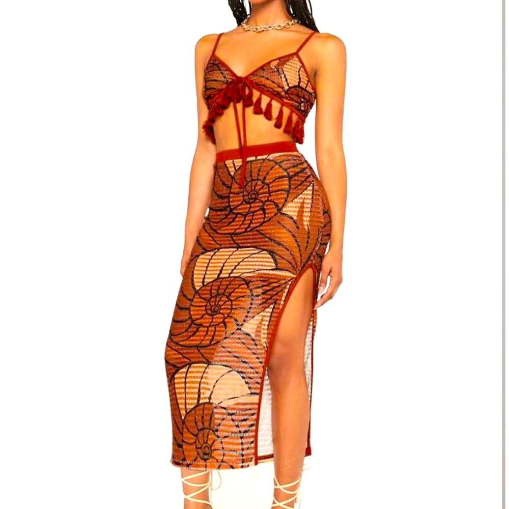 SHEIN sexy 2 piece cover up